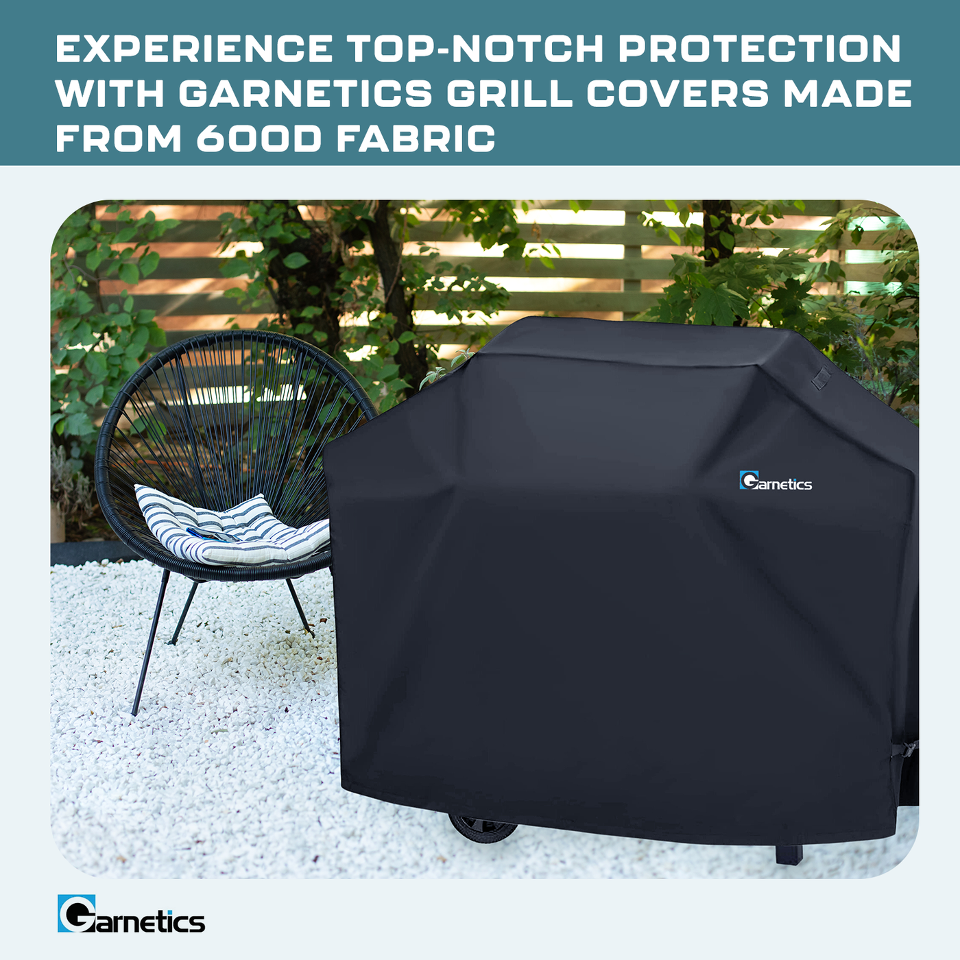 Black - Grill Cover Durable & Convenient for Outdoor Grill