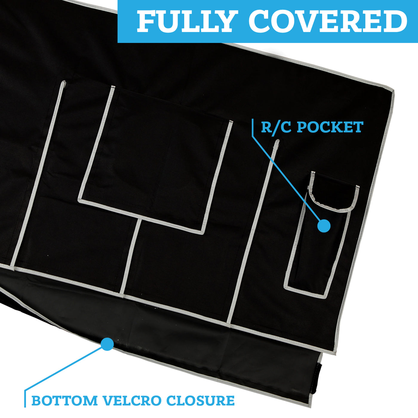 Black - Outdoor TV Cover